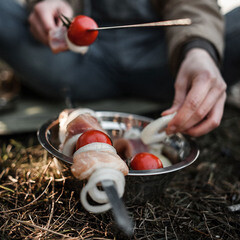 Набор шампуров Hot Pot высококачественная сталь с пищевым покрытием 45 см (6 шт.) - фото 4