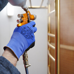 Перчатки полиэфирные маслобензостойкие с нитриловым покрытием СВС Ойлрезист 9 (L) (23-103) - фото 3