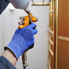 Перчатки полиэфирные маслобензостойкие с нитриловым покрытием СВС Ойлрезист 9 (L) (23-103) - фото 12