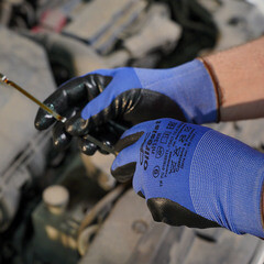 Перчатки полиэфирные маслобензостойкие с нитриловым покрытием СВС Ойлрезист 9 (L) (23-103) - фото 9