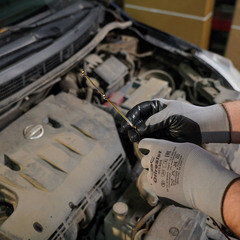 Перчатки полиэфирные маслобензостойкие с нитриловым покрытием СВС Ойлрезист 9 (L) (23-103) - фото 4