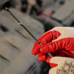 Перчатки х/б нефтемаслостойкие с одинарным гладким нитрильным латексом СВС Нитрикс 8 (М) (42-310) - фото 6