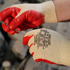 Перчатки х/б нефтемаслостойкие с одинарным гладким нитрильным латексом СВС Нитрикс 8 (М) (42-310) - фото 5