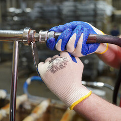 Перчатки х/б нефтемаслостойкие с одинарным вспененным нитрильным латексом СВС Нитрикс 8 (М) (42-351) - фото 2