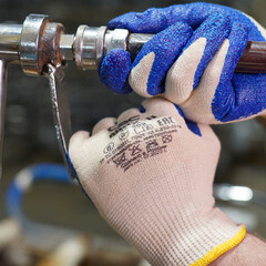 Перчатки х/б нефтемаслостойкие с одинарным вспененным нитрильным латексом СВС Нитрикс 8 (М) (42-351) - фото 4