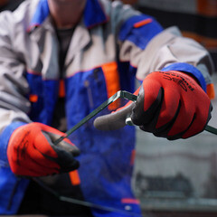 Перчатки полиэфирные с латексным обливом СВС Рубисенс красно-черные / черно-черные L - фото 14