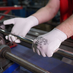 Перчатки полиэфирные с полиуретановым покрытием СВС Поликс 9 (L) - фото 2