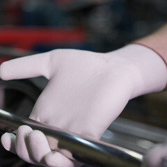 Перчатки полиэфирные с полиуретановым покрытием СВС Поликс 9 (L) - фото 8