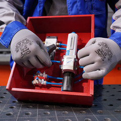 Перчатки полиэфирные с полиуретановым покрытием СВС Поликс 9 (L) - фото 5