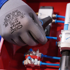 Перчатки полиэфирные с полиуретановым покрытием СВС Поликс 9 (L) - фото 10