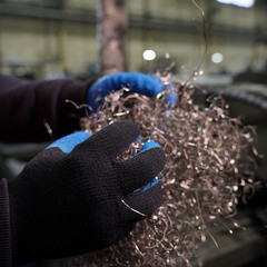 Перчатки х/б с латексным обливом утепленные СВС Осень Рельеф 10 (XL) - фото 4