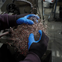 Перчатки х/б с латексным обливом утепленные СВС Осень Рельеф 10 (XL) - фото 2