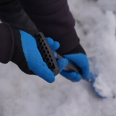 Перчатки х/б с латексным обливом утепленные СВС Осень Рельеф 10 (XL) - фото 7