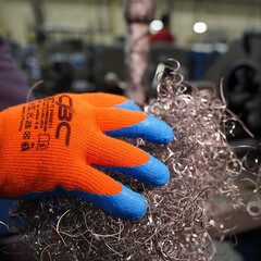 Перчатки акриловые с латексным обливом утепленные СВС Рубифрост Рельеф 9 (L) - фото 5