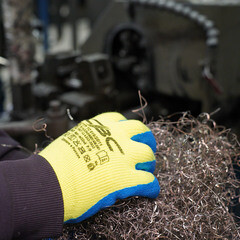 Перчатки акриловые с латексным обливом утепленные СВС Рубифрост Рельеф 9 (L) - фото 4