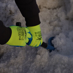 Перчатки акриловые с латексным обливом утепленные СВС Рубифрост Рельеф 9 (L) - фото 9