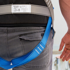 Страховочная система Окапром УСП-2Ж4 лента синяя/серая (0205) - фото 4