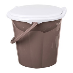 Ведро-туалет БытПласт Лотос 19 л пластиковое - фото 5