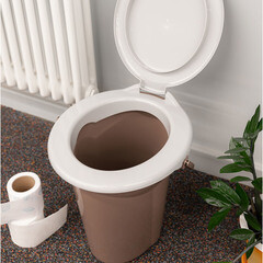 Ведро-туалет БытПласт Лотос 19 л пластиковое - фото 3