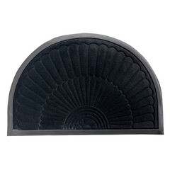 Коврик противоскользящий Таллин 50х80 см влаговпитывающий черный - фото 1