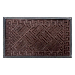 Изображение товара Коврик противоскользящий Родорс 60х90 см влаговпитывающий коричневый