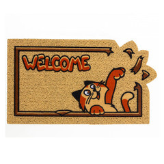 Изображение товара Коврик придверный противоскользящий Kokarda 40х70 см влаговпитывающий бежевый