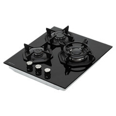 Варочная панель газовая Krona Albero 45 3 конфорки черная - фото 7