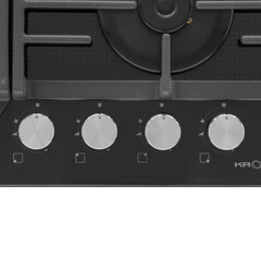 Варочная панель газовая Krona Ardente 60 4 конфорки черная - фото 13