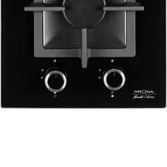 Варочная панель газовая Krona Calore 30 2 конфорки черная - фото 7