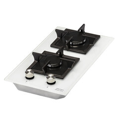Варочная панель газовая Krona Calore 30 2 конфорки белая - фото 7