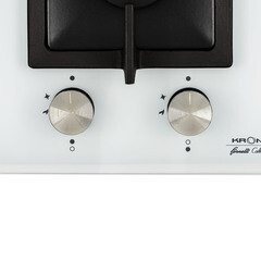 Варочная панель газовая Krona Calore 30 2 конфорки белая - фото 6