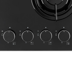 Варочная панель газовая Krona Cortesia 60 4 конфорки черная - фото 11