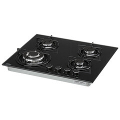 Варочная панель газовая Krona Cortesia 60 4 конфорки черная - фото 3