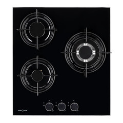 Варочная панель газовая Krona Felice 45 3 конфорки черная - фото 5