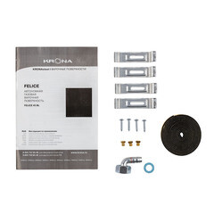 Варочная панель газовая Krona Felice 45 3 конфорки черная - фото 4