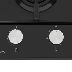 Варочная панель газовая Krona Partita 30 2 конфорки черная - фото 9