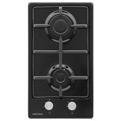 Варочная панель газовая Krona Partita 30 2 конфорки черная