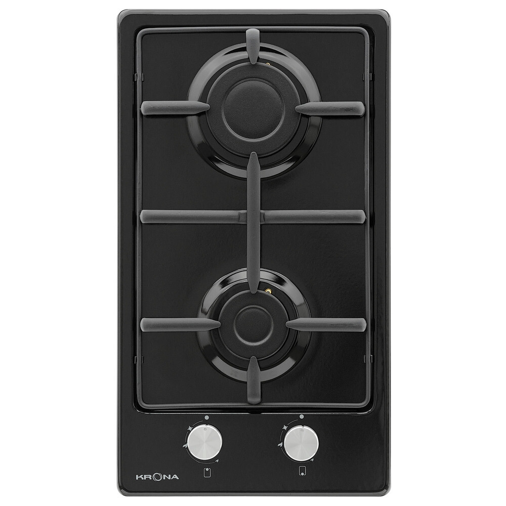 Изображение товара Варочная панель газовая Krona Partita 30 2 конфорки черная