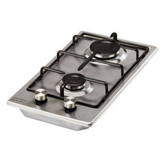 Варочная панель газовая Krona Partita 30 2 конфорки нержавеющая сталь - фото 2