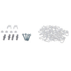 Карниз потолочный пластмассовый однорядный 300 см белый - фото 2