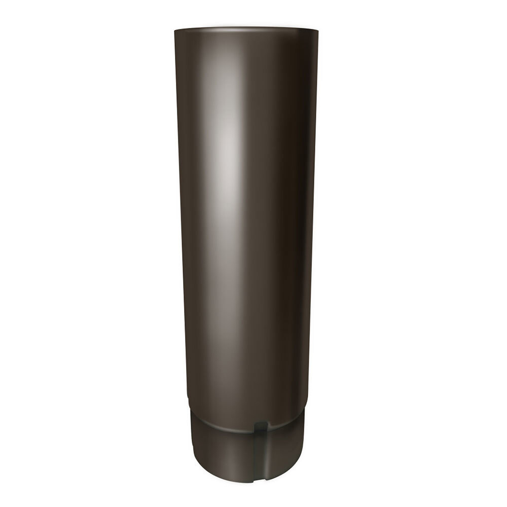 Изображение товара Металлическая водосточная труба Grand Line d90 мм 3 м темно-коричневая