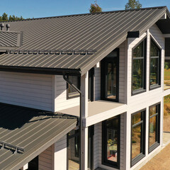 Труба водосточная Grand Line металлическая d90 мм 3 м темно-коричневый RR 32 - фото 4