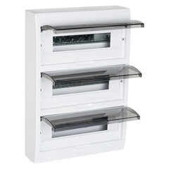 Щит распределительный навесной EKF PROxima ЩРН-П-45 пластиковый IP41 470х325х100 мм 45 модулей белый - фото 3