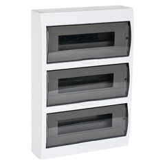 Щит распределительный навесной EKF PROxima ЩРН-П-45 пластиковый IP41 470х325х100 мм 45 модулей белый - фото 1