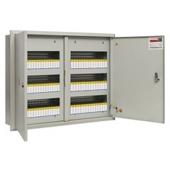 Щит распределительный встраиваемый EKF PROxima ЩРВ-90 металлический IP31 520х720х120 мм 90 модулей с замком - фото 1