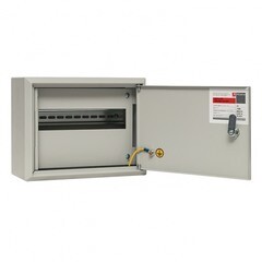 Щит распределительный навесной EKF PROxima ЩРН- 9 металлический IP31 220х300х120 мм 9 модулей с замком - фото 4