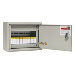 Изображение товара Щит распределительный навесной EKF PROxima ЩРН- 9 металлический IP31 220х300х120 мм 9 модулей с замком