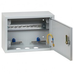 Щит распределительный навесной EKF PROxima ЩРН-12 металлический IP31 220х300х120 мм 12 модулей с замком и шинами - фото 5