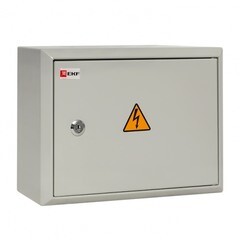 Изображение товара Щит распределительный навесной EKF PROxima ЩРН-12 металлический IP31 220х300х120 мм 12 модулей с замком и шинами