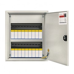 Щит распределительный навесной EKF PROxima ЩРН-18 металлический IP31 350х300х120 мм 18 модулей с замком - фото 2